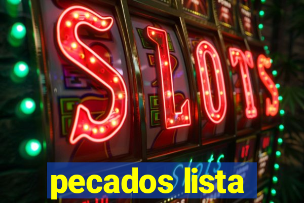 pecados lista